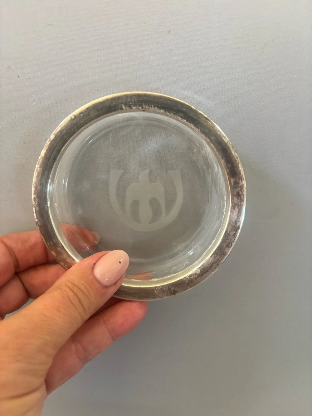Silver plated F.B Rogers glass coasters and caddy +2 small silver plate rim bowl